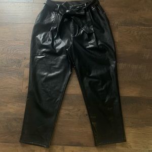 Express front tie pants